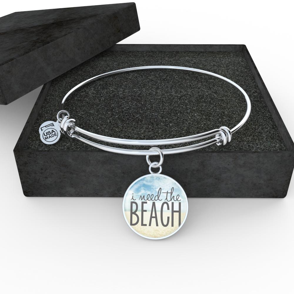 I Need The Beach Necklace - Trendy Coastal Jewelry for Women, Perfect for Vacation, Summer Outfits & Beach Parties