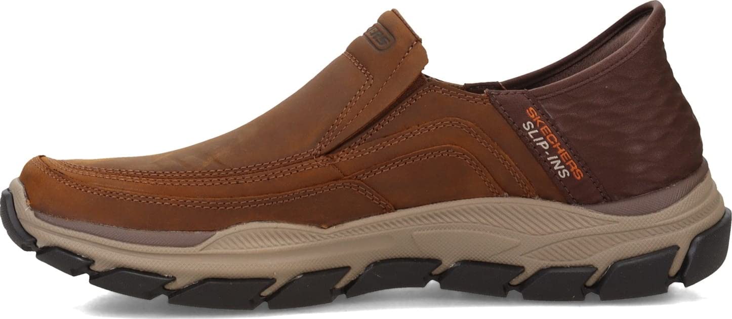 Skechers Men's Respected - Elgin Hands Free Slip-On Loafers | Comfortable Slip-In Shoes for Walking & Casual Wear | Perfect for Work, Travel & Everyday Use