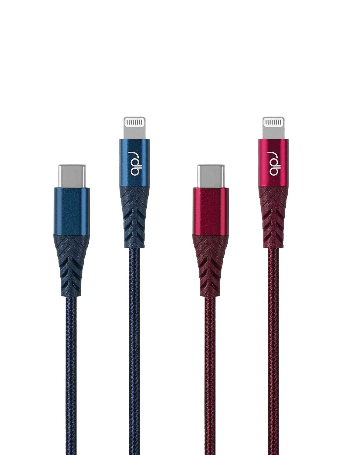 Apple MFi Certified Fast Charger Cable for iPhone 13/12 - USB C to Lightning & USB A Adapter with Anti-Lost Clip, 3.9ft PD Power Delivery Aluminum Cable (Midnight Blue) - Perfect for iPhone, iPad & AirPods Charging at Home, Office or Travel