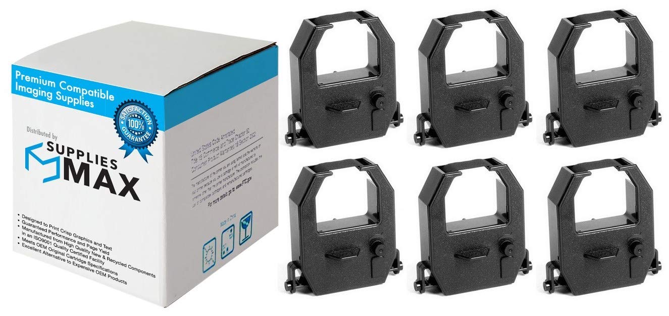 Compatible Replacement for CTGP1930P Purple Printer Ribbons (6-Pack) - Works with Okidata 42377801P - Ideal for Office Printing, Shipping Labels, and Receipts