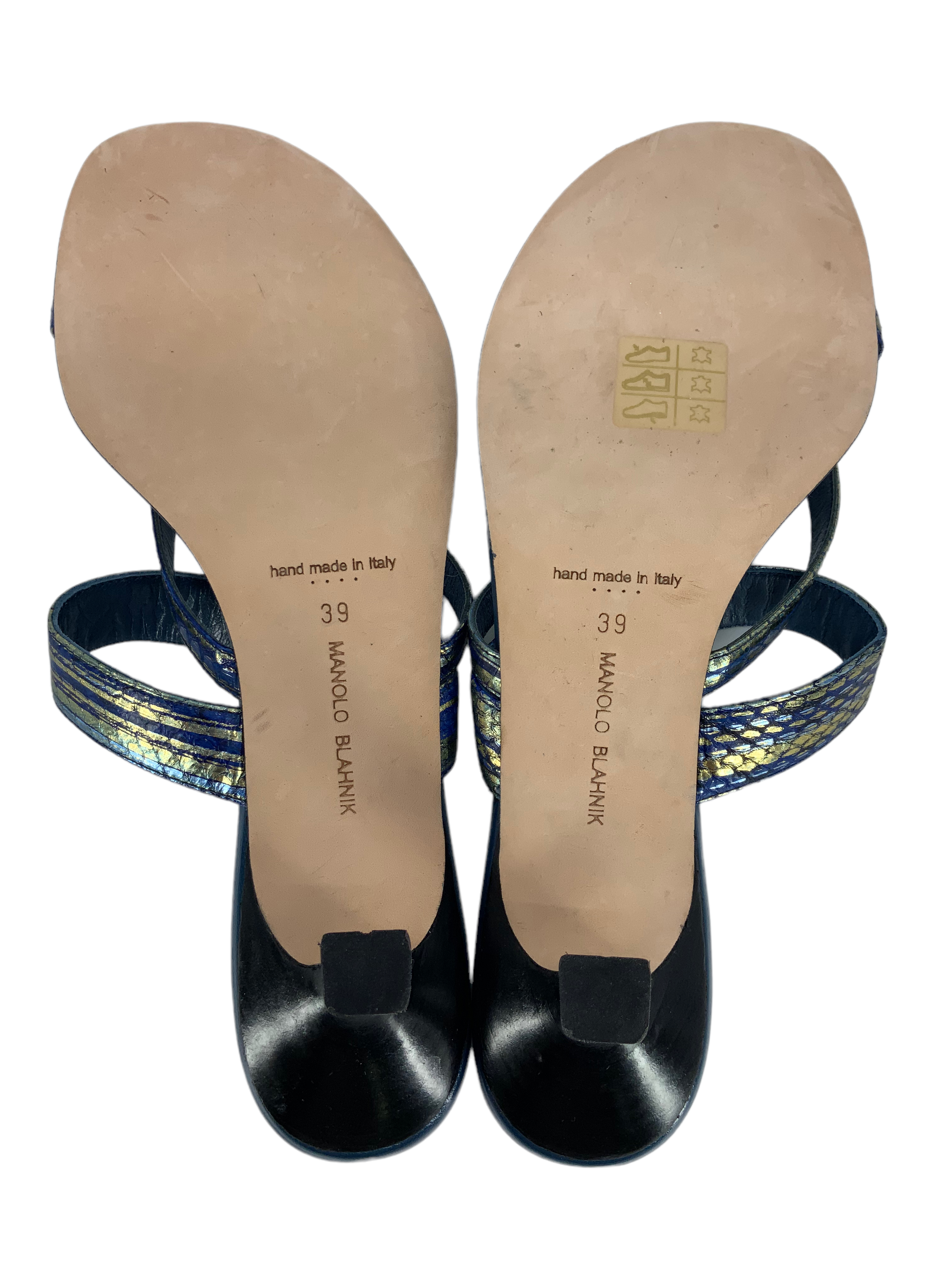 Manolo Blahnik Susa Python Thong Sandals for Women - Size 9 | Luxury Designer Heels for Weddings, Parties & Summer Outfits
