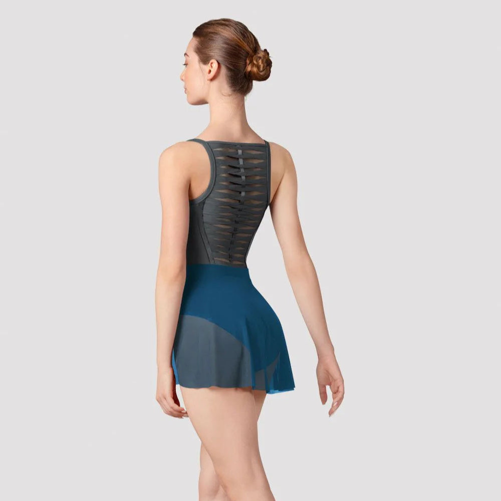Bloch Women's Peacock Nicky Mesh Dance Skirt - Perfect for Ballet, Jazz, and Contemporary Dance Performances