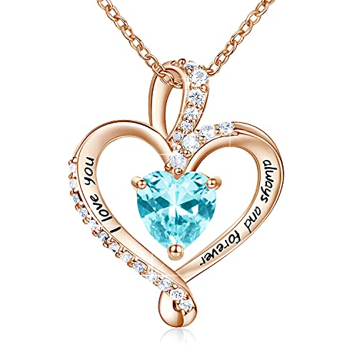 Rose Gold-March-Aquamarine