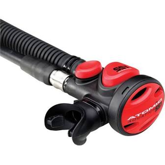 Atomic Aquatics SS1 Safe Second Inflator - Scuba Diving Regulator with Octopus for Emergency Air Supply | Perfect for Recreational & Technical Diving Gear