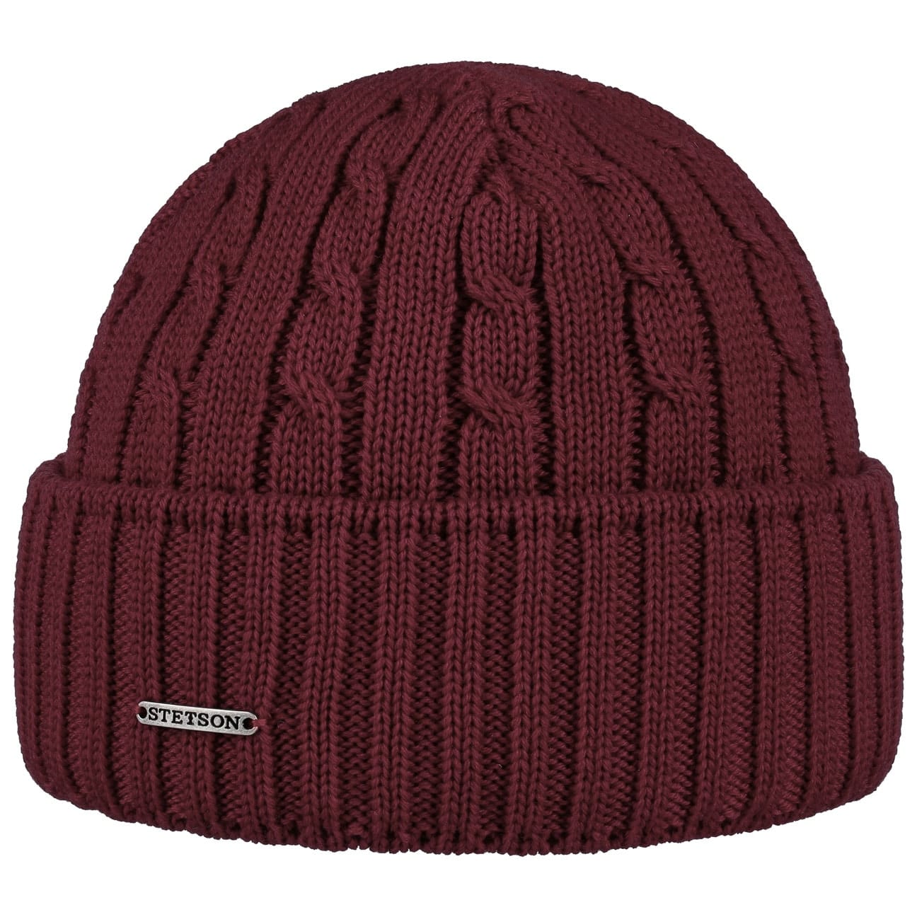 Stetson Georgia Wool Knit Hat with Cuff - Warm Winter Beanie for Men & Women - Perfect for Skiing, Hiking, and Outdoor Activities