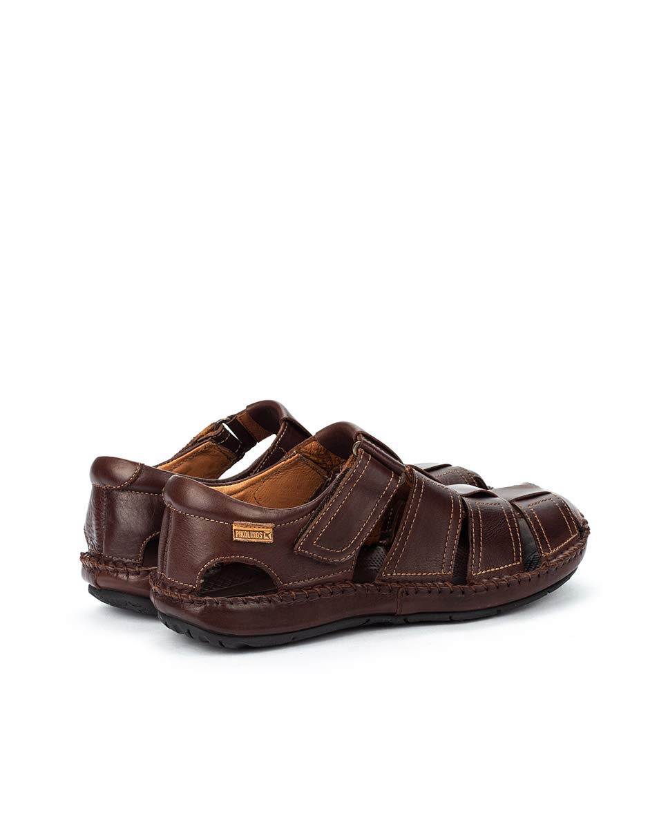 PIKOLINOS Men's Leather Flat Sandals - Comfortable & Stylish Tarifa Sandals for Casual Wear & Beach Outings