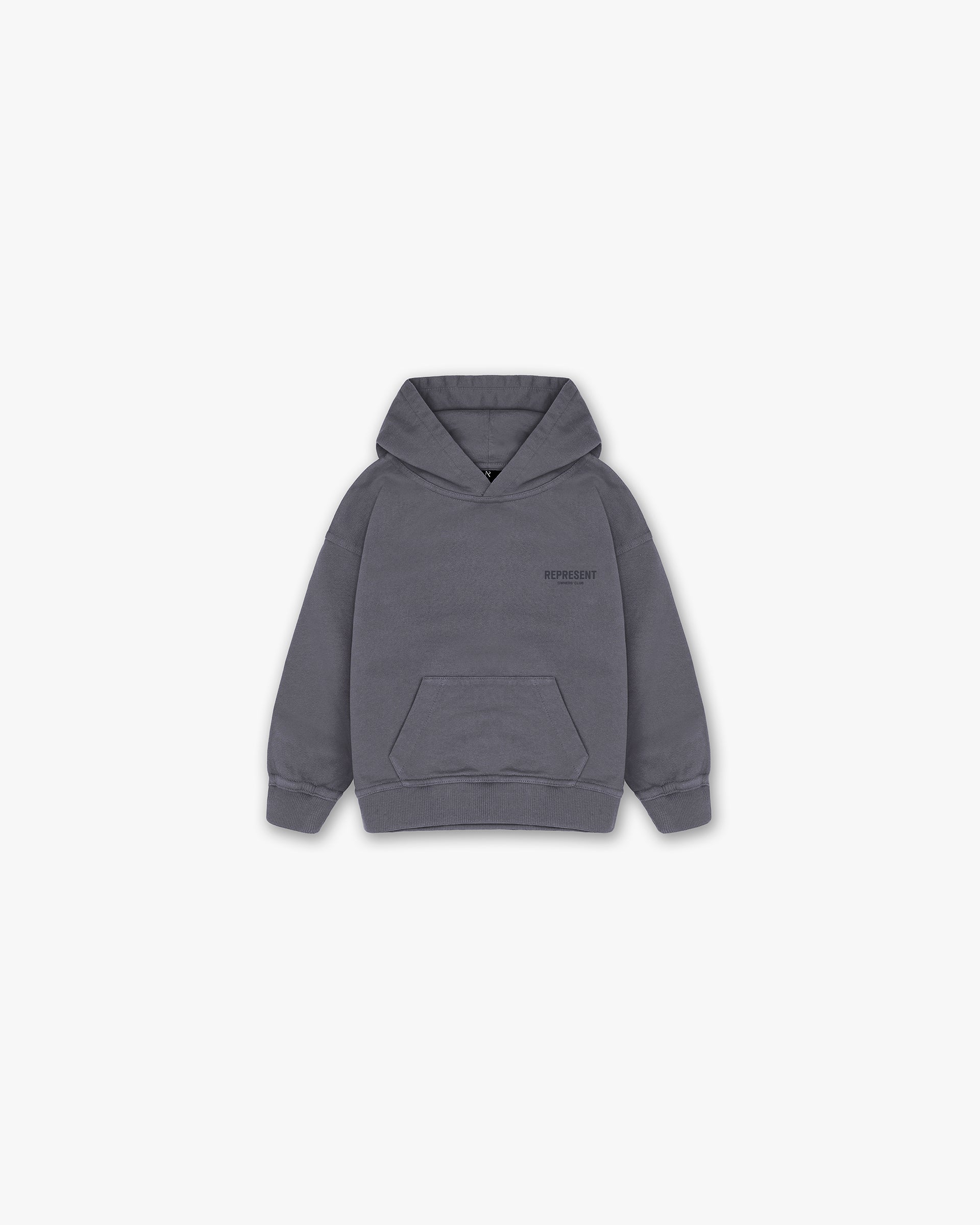 Represent Mini Owners Club Hoodie - Storm Grey - Premium Cotton Pullover for Men & Women | Streetwear, Casual Wear, Gym & Lounge