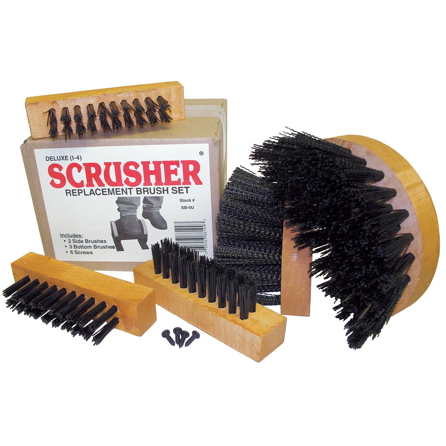 Premium 4-Piece Brush Set for Standard Scrusher® - Perfect for Cleaning Grills, Ovens, and Kitchen Appliances