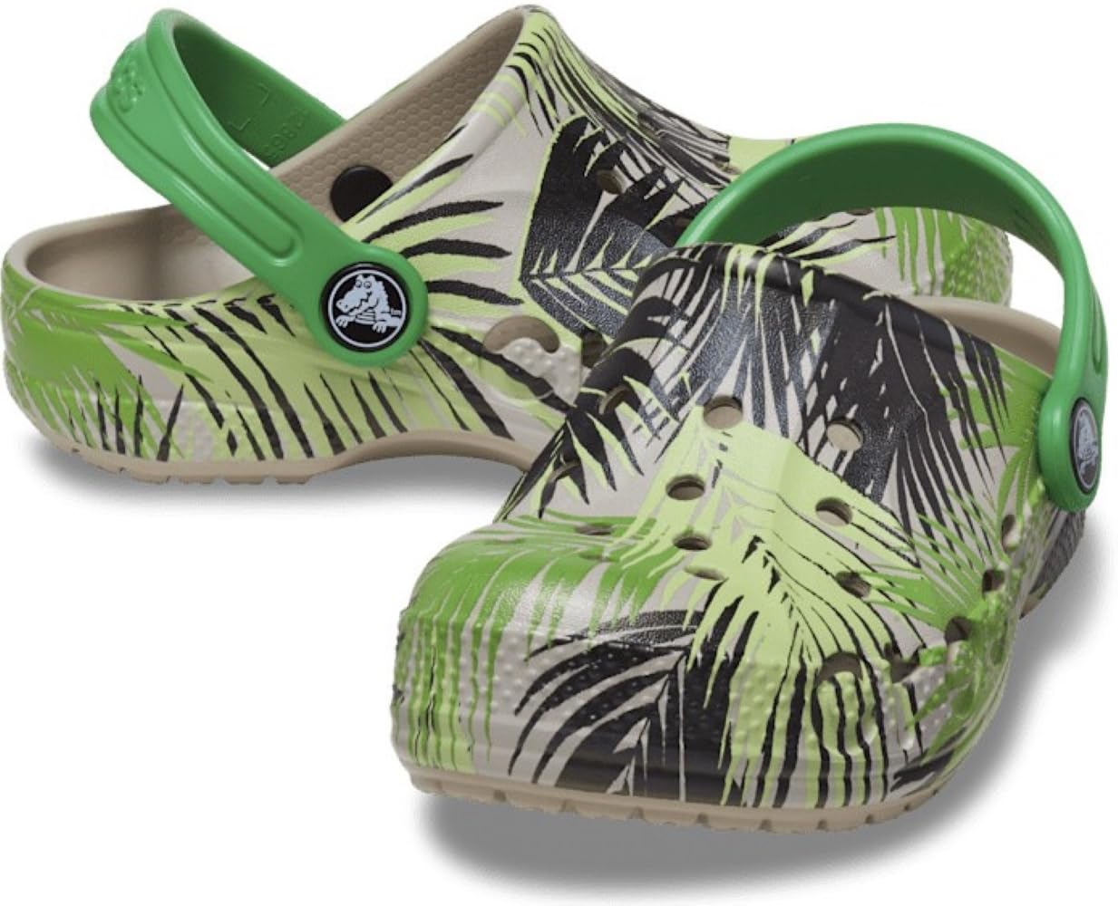 Crocs Unisex-Child Baya Graphic Tie-Dye Clogs | Comfortable Kids Water Shoes for Beach, Pool & Outdoor Play | Slip-Resistant & Lightweight