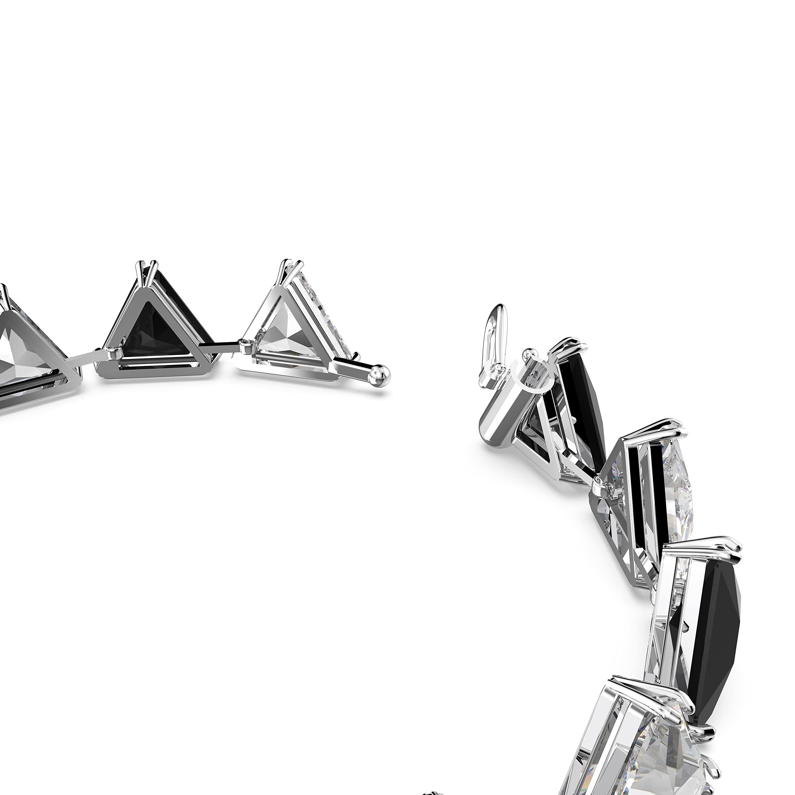Swarovski Ortyx Triangle Cut Crystal Bracelet - Rose Gold & Rhodium Plated Jewelry for Women | Elegant Gift for Anniversary, Wedding & Special Occasions