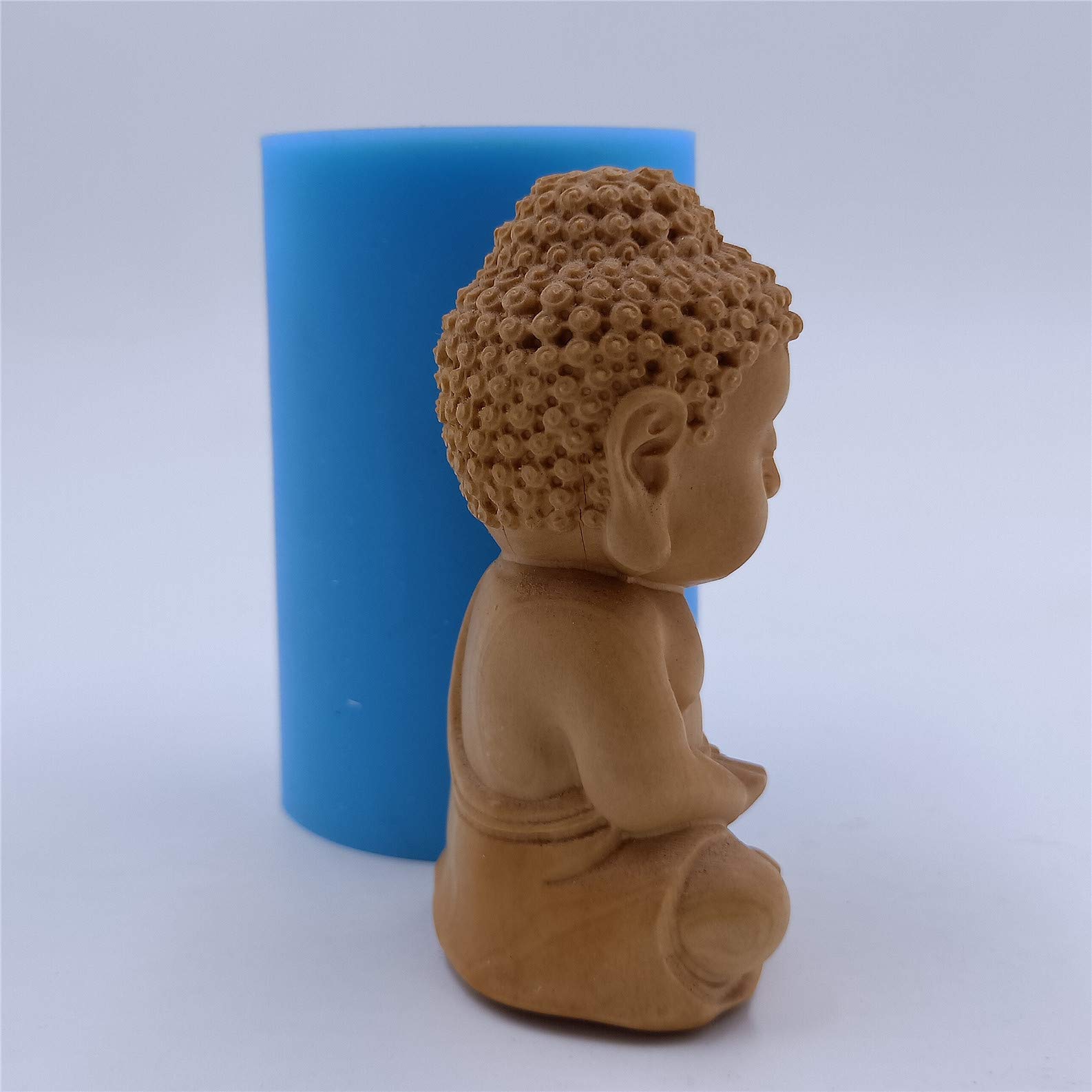Buddha Silicone Candle Mold - Reusable DIY Candle Making Kit for Home Decor, Resin Crafts, Chocolate & Gypsum Molds - Perfect for Meditation Spaces, Yoga Studios & Gift Making