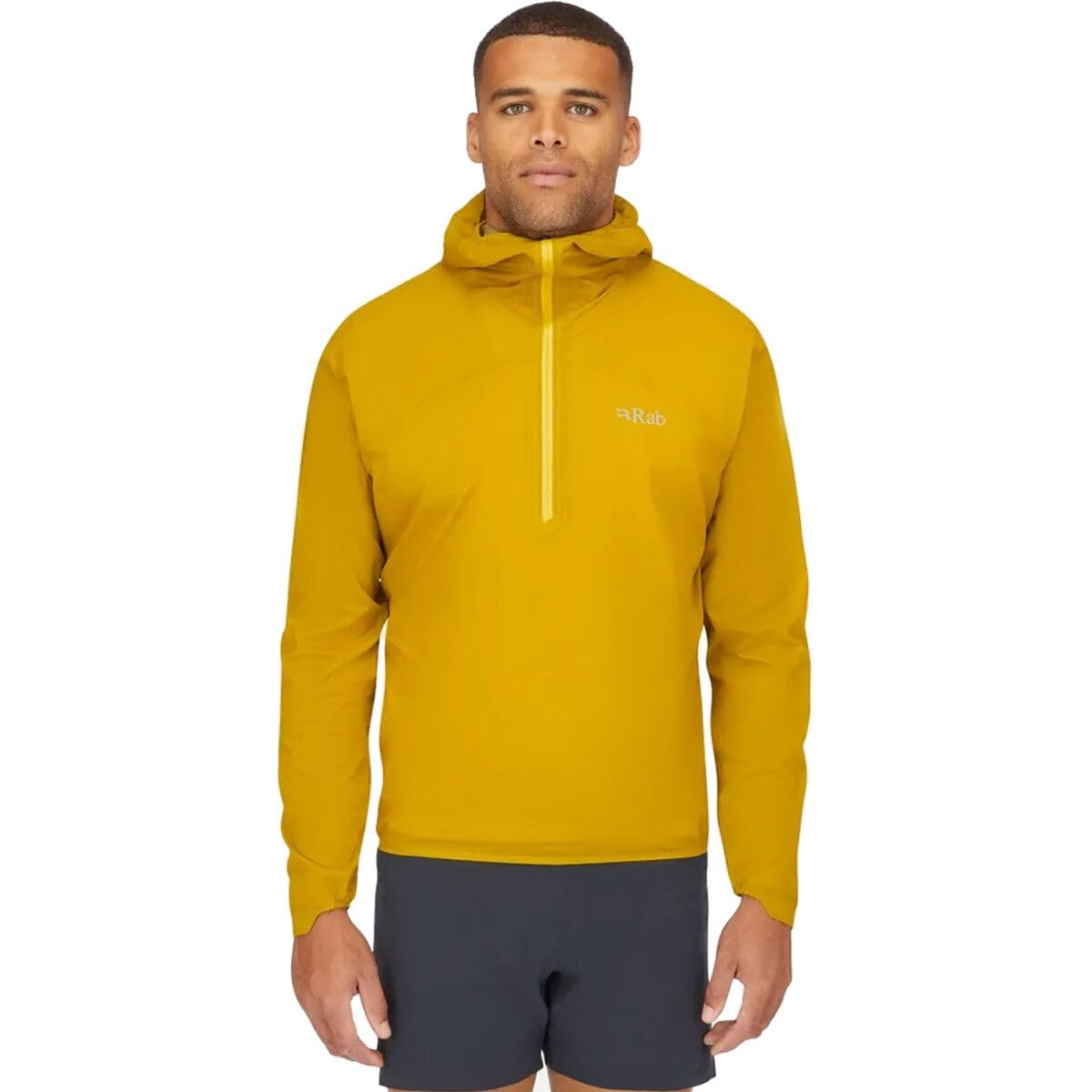 Rab Men's Phantom Waterproof Breathable Pull-On Jacket - Lightweight Running Jacket for Road & Trail - Perfect for Hiking, Jogging & Outdoor Activities in Rainy Weather