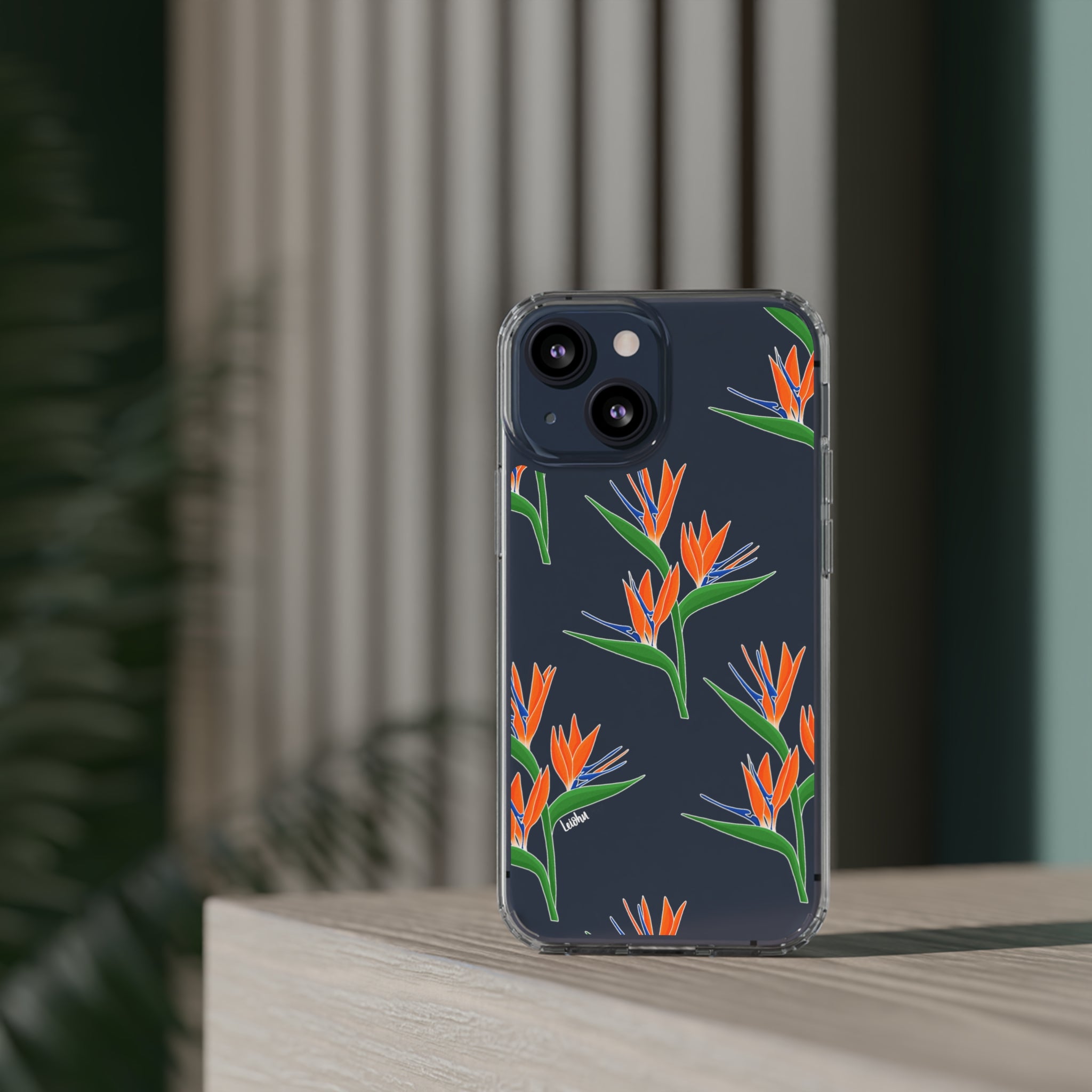 Bird of Paradise Clear Phone Case - Durable Protective Cover for iPhone & Samsung - Perfect for Nature Lovers & Tropical Style