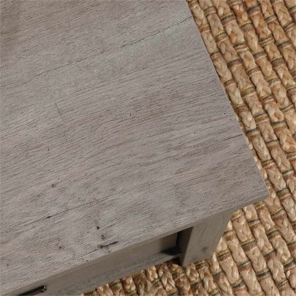 Pemberly Row 2-Drawer Coffee Table - Mystic Oak Finish for Living Room Storage