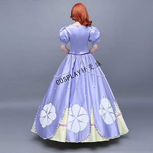 Sophia Princess Cosplay Dress for Adults - Elegant Deluxe Costume for Renaissance Fairs, Halloween Parties & Themed Events