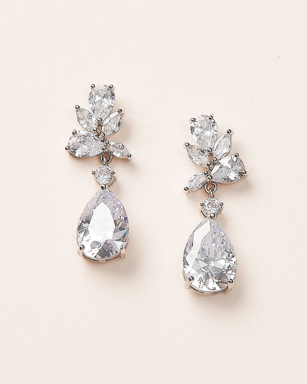 Madison CZ Dangle Earrings for Women - Elegant Cubic Zirconia Drop Earrings for Party, Wedding & Evening Wear | Hypoallergenic & Lightweight Fashion Jewelry
