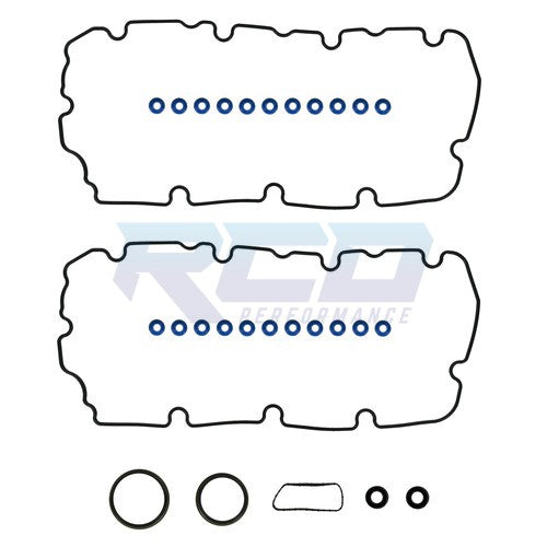 Fel Pro 2008-2010 Ford 6.4L Powerstroke Valve Cover Gasket Set - Replacement for Diesel Engine Repair & Maintenance