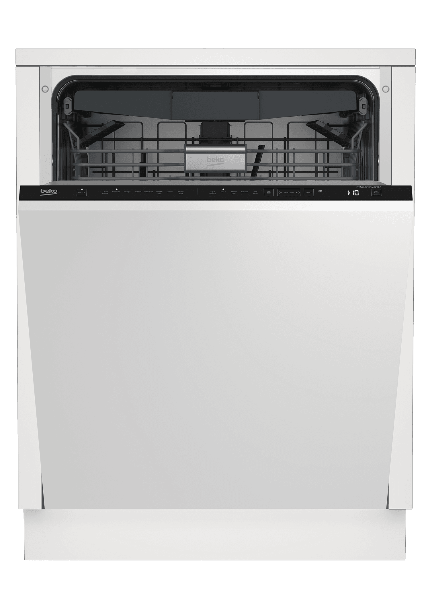 Beko DIT38530 Tall Tub Dishwasher - 16 Place Settings, 45 dBA Ultra Quiet, Fully Integrated Panel Ready for Modern Kitchens | Perfect for Large Families & Entertaining Guests