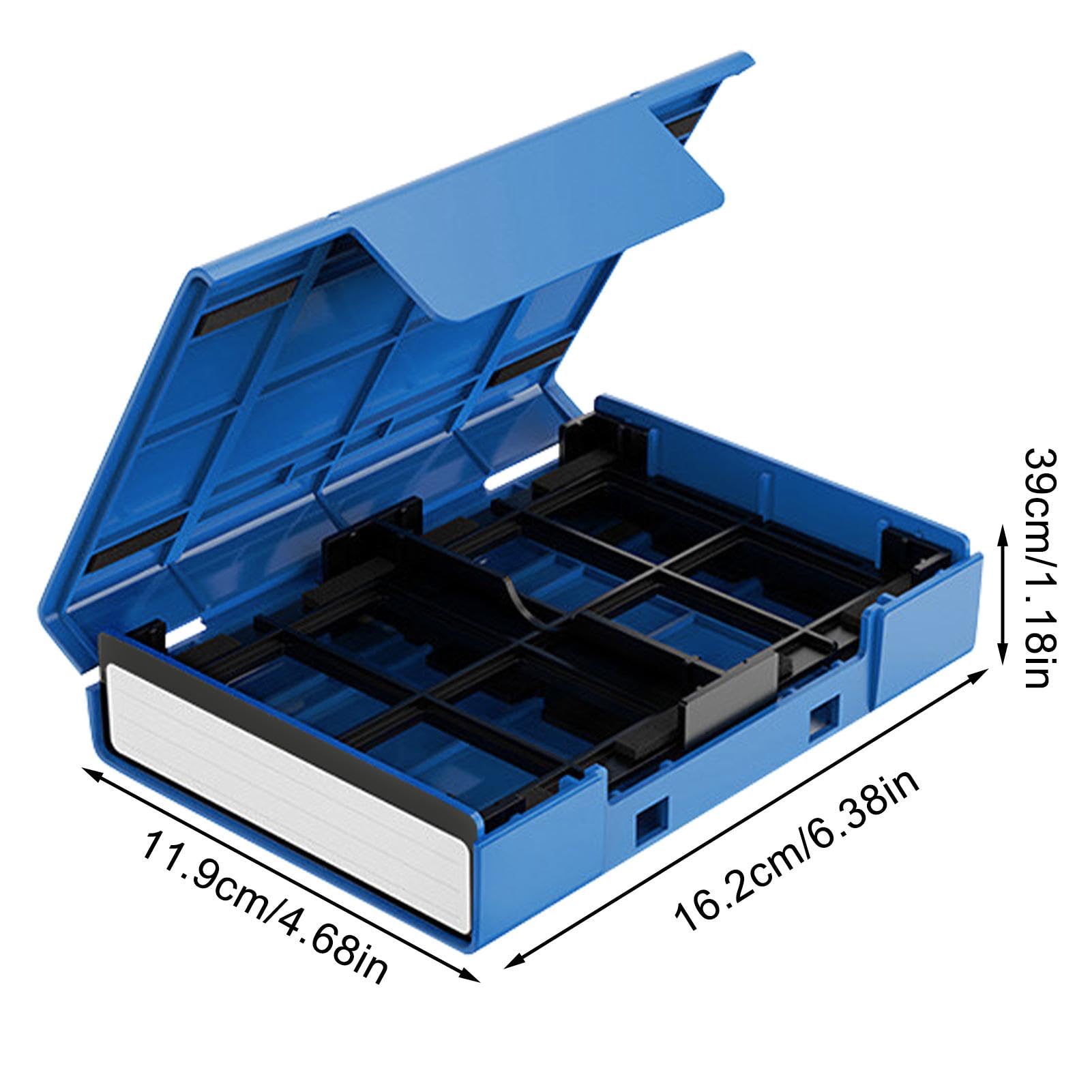 3.5 Inch Shockproof & Dustproof Hard Drive Enclosure Case - External HDD Storage Box for Computer Data Backup, Gaming, CCTV DVR, NAS & Server Use