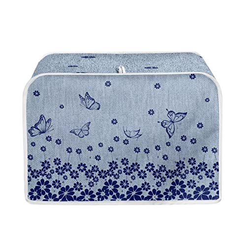 Blue Butterfly Floral