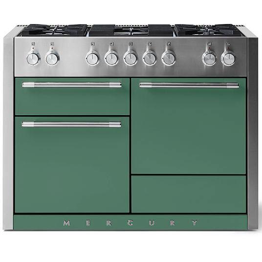 AGA AMC48DF MG 48-Inch Dual Fuel Range with True European Convection - Professional Gas & Electric Stove for Home Chefs & Commercial Kitchens - Perfect for Baking, Roasting & Gourmet Cooking
