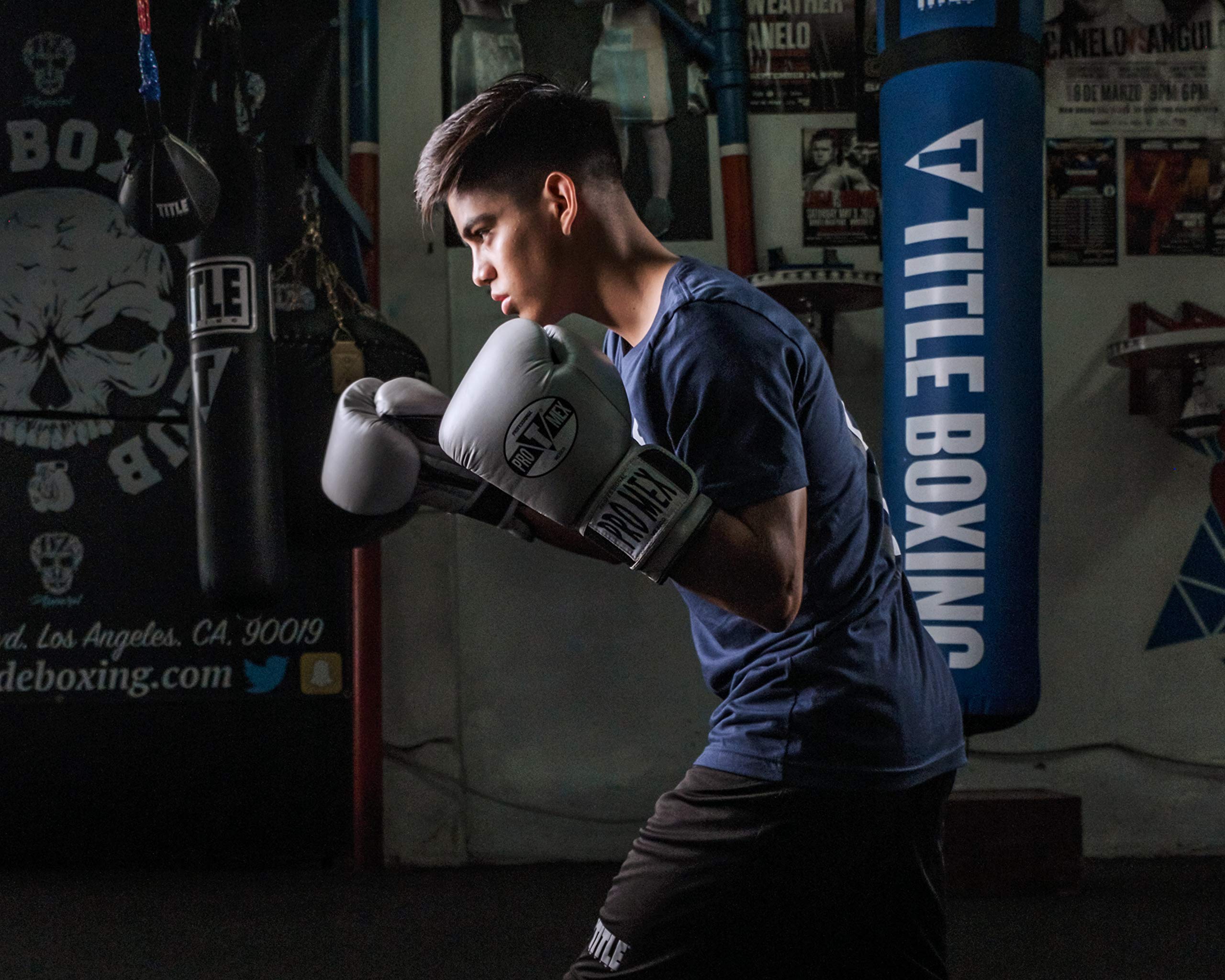 Pro-Mex Professional Boxing Bag Gloves V 3.0 - Premium Training Gloves for Punching Bags, Heavy Bag Workouts, Muay Thai & MMA Training