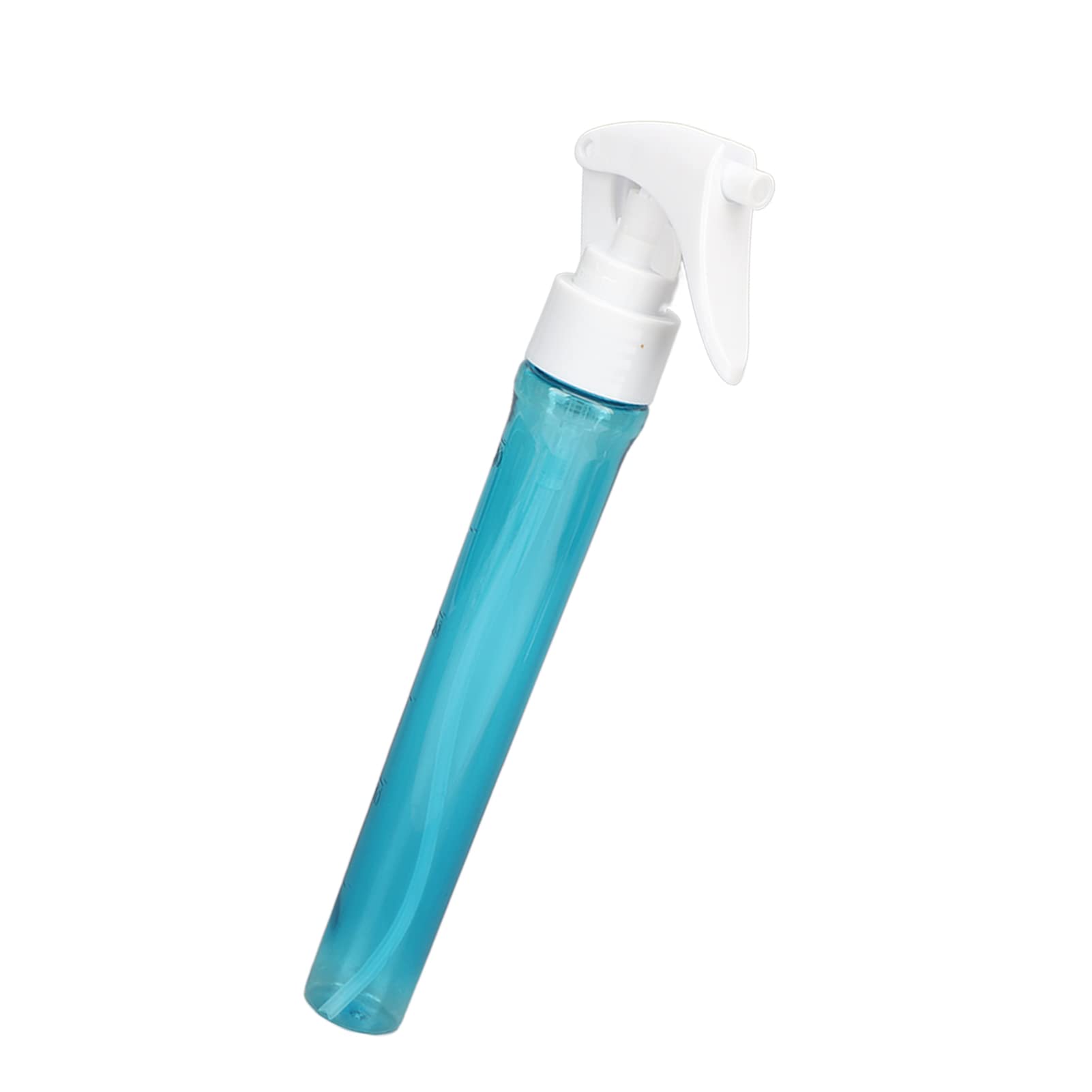Leakproof Ultra Fine Mist Continuous Water Hair Spray Bottle - Empty Refillable Plastic Sprayer for Hair Styling, Travel & Salon Use (Blue)