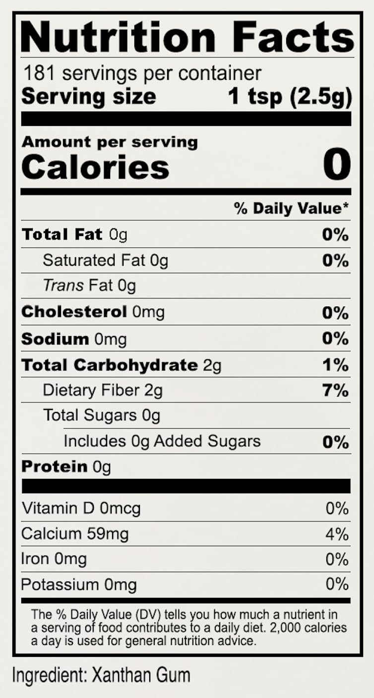 Anthony's Xanthan Gum 1 lb - Gluten Free, Keto Friendly, Non-GMO, Batch Tested - Perfect for Baking, Thickening Sauces & Gluten-Free Recipes - Made in USA
