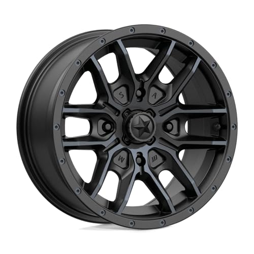 MA43 15X7 4X110 Satin Black TTCC 10MM Offset Wheel - M43-05710 | Perfect for Jeep Wrangler, Chevy Silverado & Ford F-150 Custom Upgrades