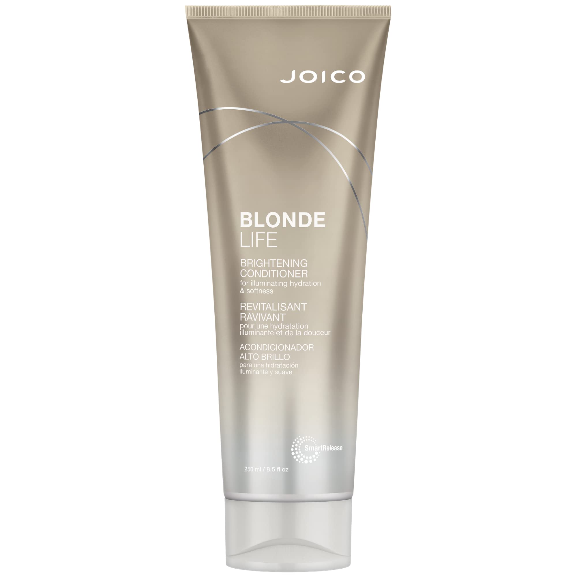 Joico Blonde Life Brightening Conditioner for Blonde Hair - Sulfate Free with Monoi & Tamanu Oil | Hydrating & Softening Treatment for Color-Treated Hair | Perfect for Daily Use at Home or Salon