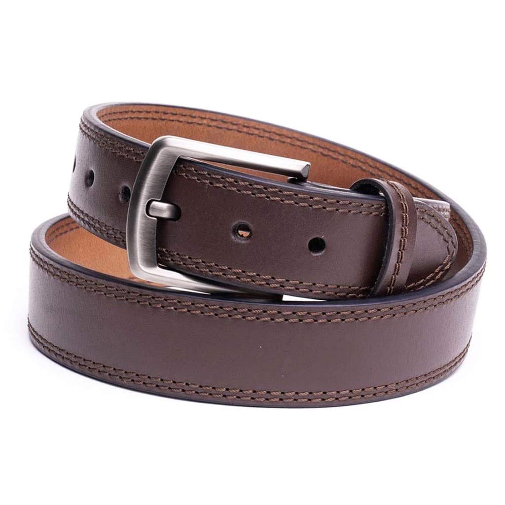 Vedder Holsters Polymer Core Leather Gun Belt - Brown | Premium Concealed Carry Belt for Men & Women | Perfect for Everyday Wear, Outdoor Activities & Tactical Use