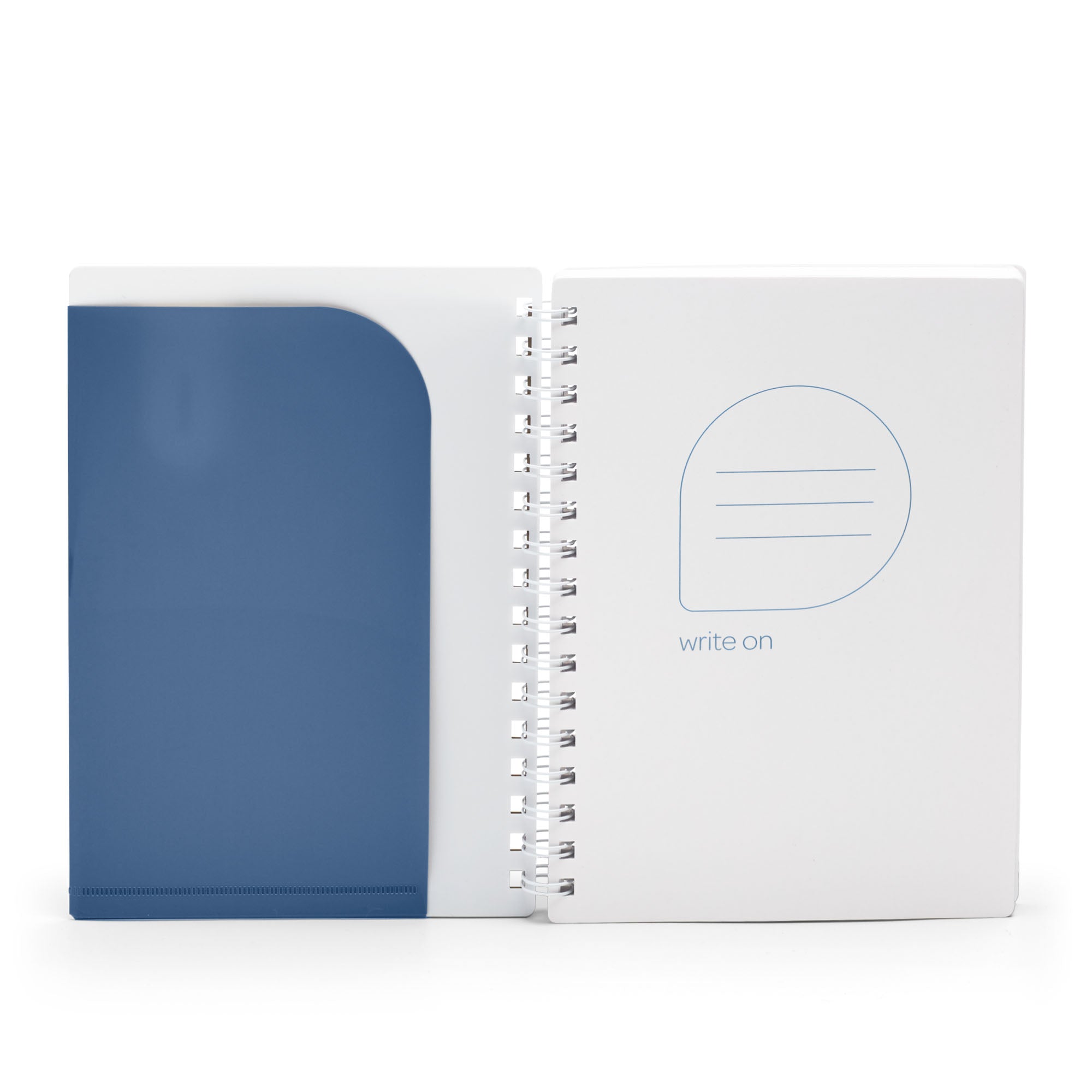 Medium Pocket Spiral Notebook - 80 Sheets College Ruled Paper, 3.5