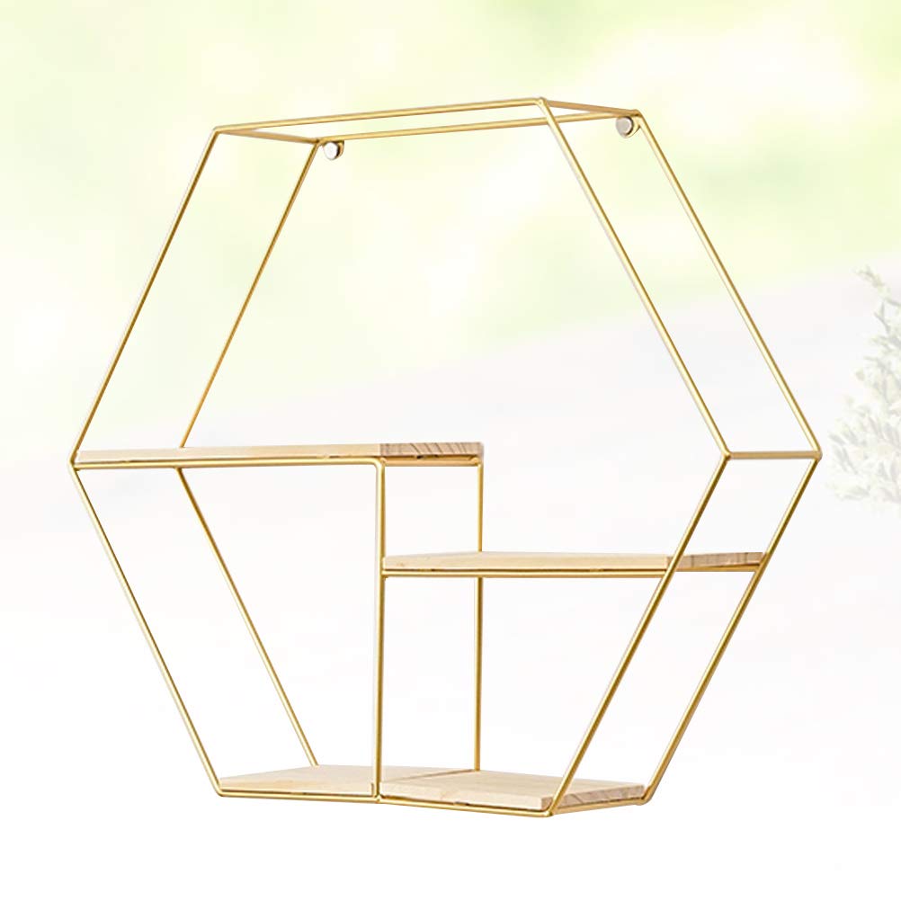 Double-Layer Wall Mounted Shelf - Cabilock Space Saving Storage Rack for Kitchen, Bathroom & Office Organization