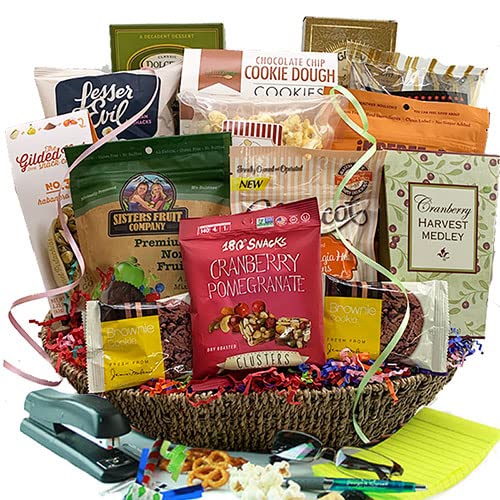 Premium Office Party Snack Gift Basket - Deluxe Assorted Treats Box for Corporate Events, Team Celebrations & Holiday Gifting | Perfect for Employee Appreciation, Client Gifts & Workplace Celebrations
