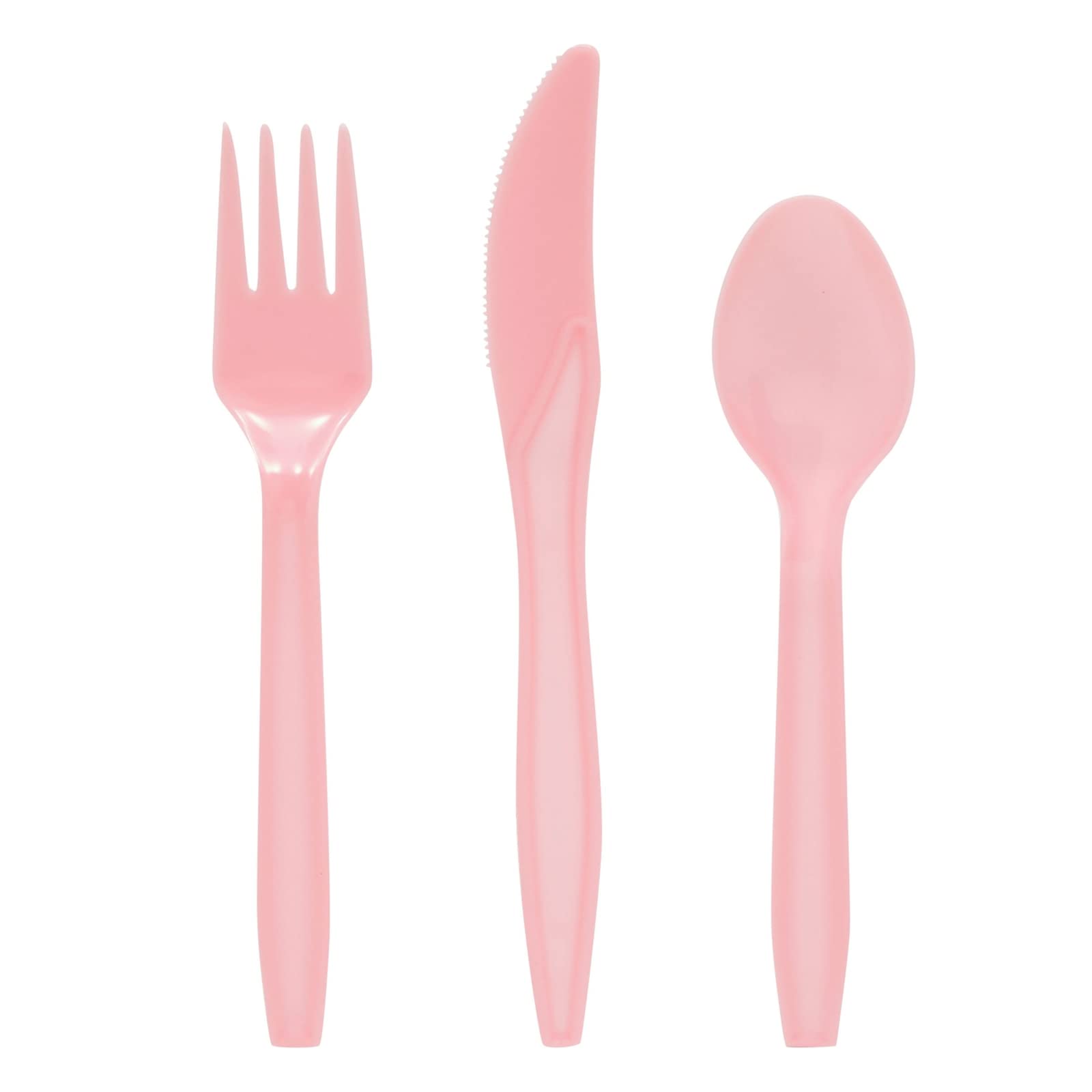 BLUE PANDA 144-Piece Pastel Rainbow Birthday Party Supplies Set - Includes Paper Plates, Napkins, Cups & Pink Cutlery (Serves 24) | Perfect for Kids Birthday Parties, Baby Showers & Rainbow Themed Events