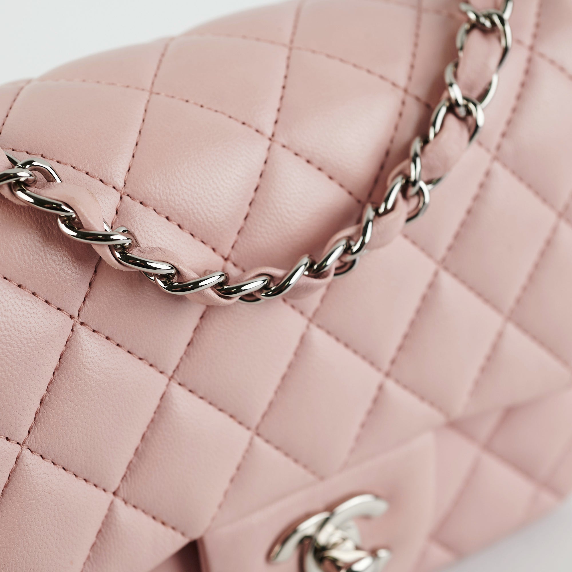Chanel Mini Square Pink Flap Bag - Luxury Quilted Leather Crossbody Purse for Women | Perfect for Parties, Dates & Special Occasions