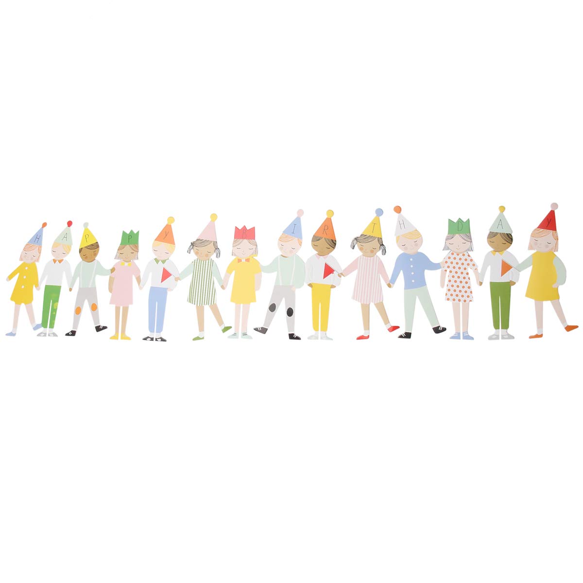 PartyKingdom Hand-in-Hand Party Cards - Birthday Greeting Cards & Party Decorations for Birthdays, Anniversaries & Special Events | Perfect for Home Decor, Table Centerpieces & Gift Wrapping