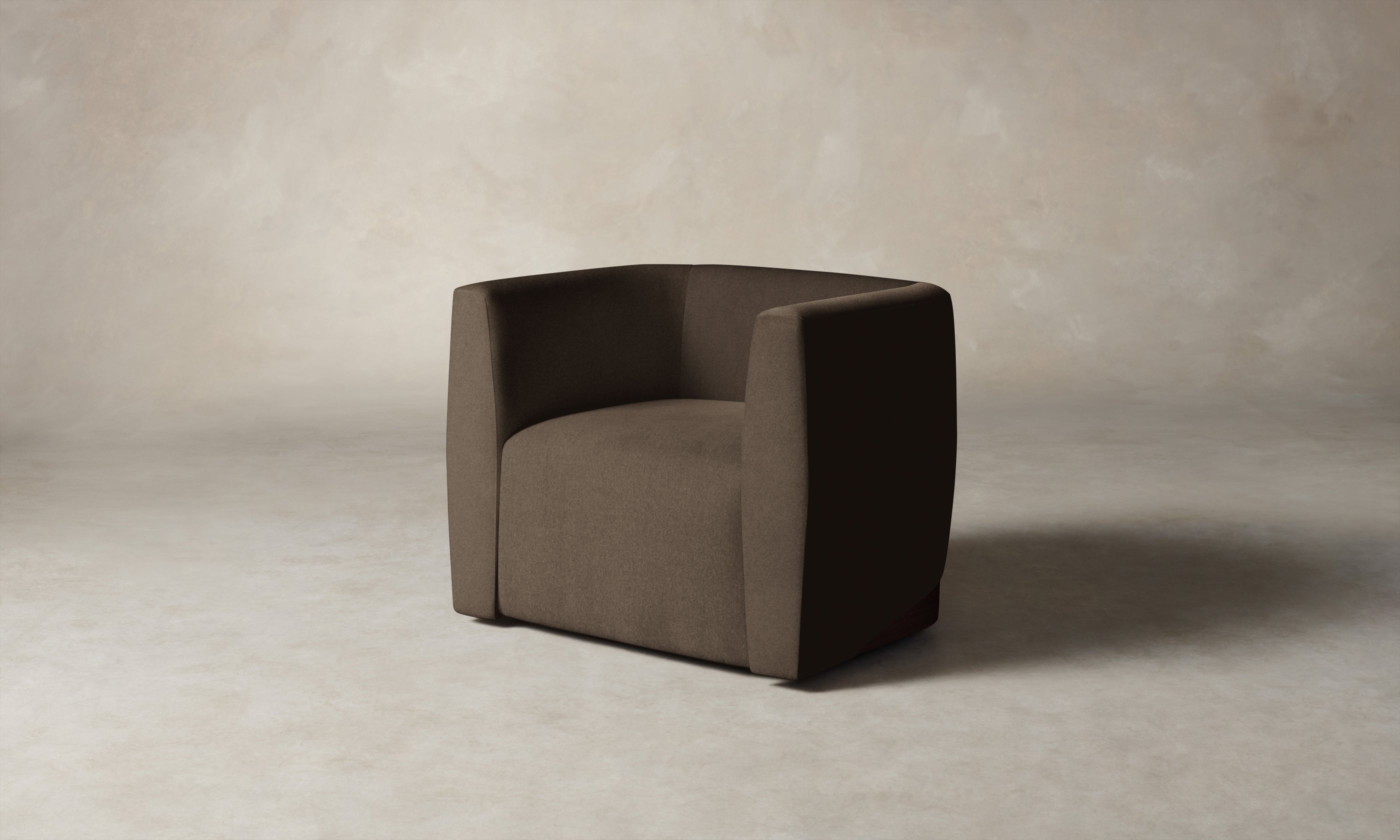 Luxury Henri Swivel Chair - Premium Mohair Mink Upholstery, 360-Degree Rotation, Modern Living Room & Office Furniture for Elegant Home Decor