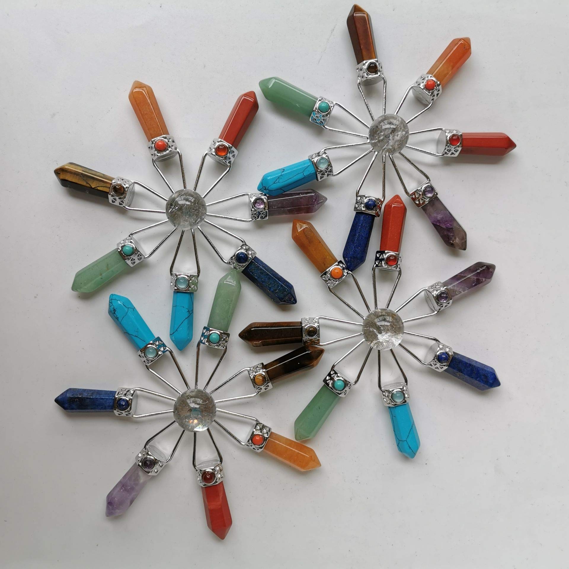 7 Chakra Healing Stones & Quartz Generator for Energy & Decor