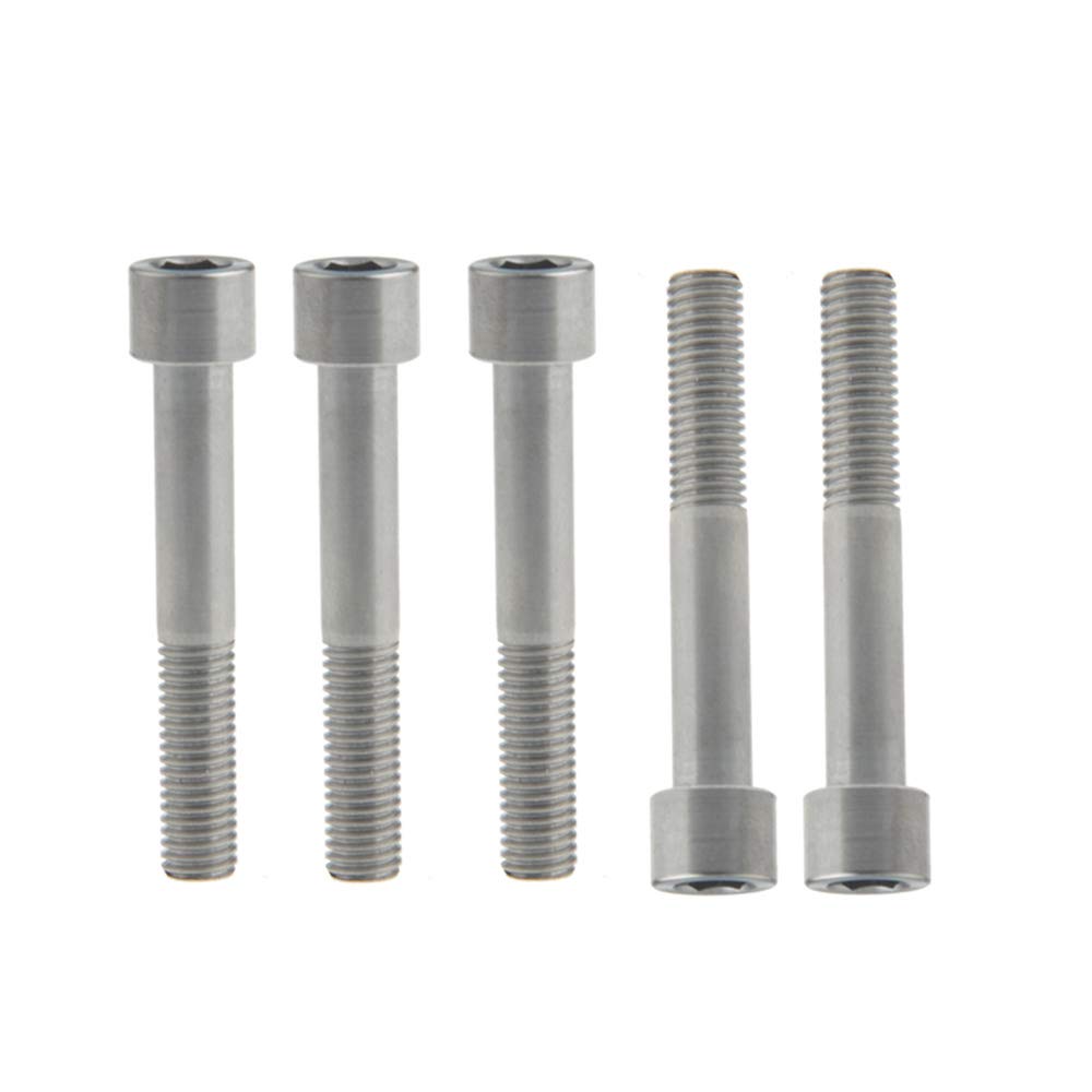Titanium M7x40 Bolts for Bicycle Seatpost - Pack of 5 - Durable & Lightweight