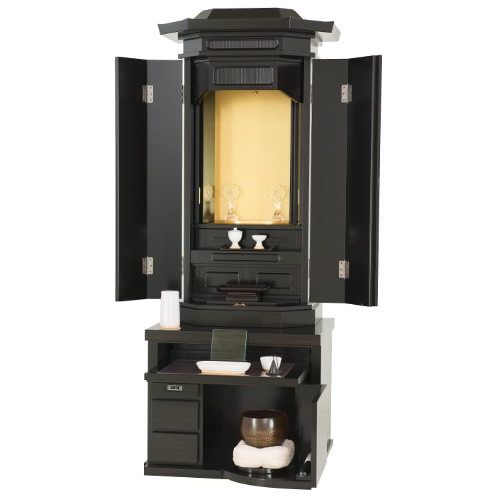SGI Soka Gakkai Butsudan 21 - Premium Wood Grain Style Buddhist Altar for Home Meditation & Prayer | Perfect for Buddhist Ceremonies & Spiritual Practices