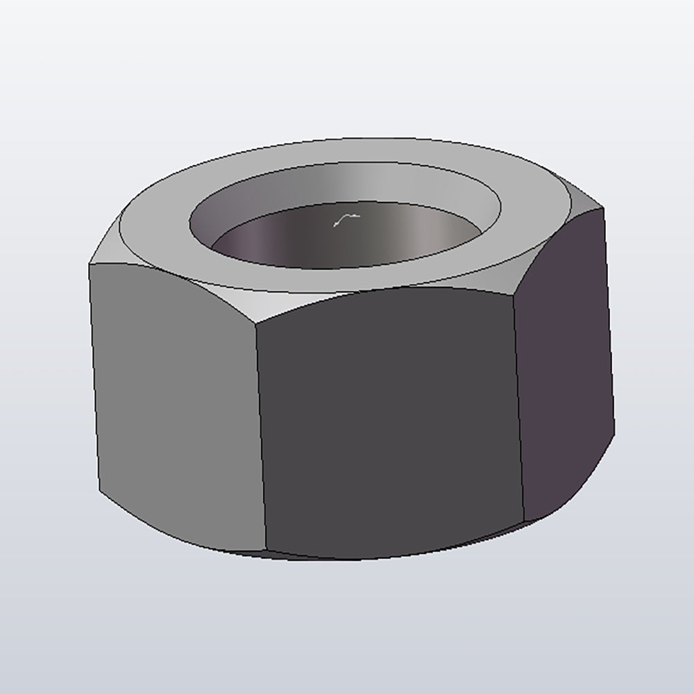 DP2501A 38 Lock Nut - High Strength Stainless Steel Hex Nut for Automotive, Machinery & Industrial Use - Secure Fastening Solution for Bolts & Threaded Rods