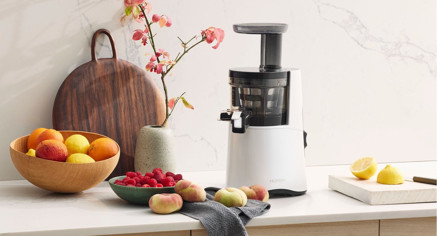 Premium H AA Slow Juicer - Cold Press Masticating Juicer for Fruits & Vegetables - Quiet & Efficient for Healthy Juicing at Home, Perfect for Smoothies, Detox Drinks & Baby Food