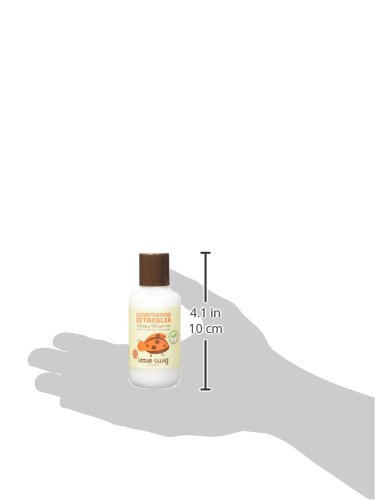 Little Twig All Natural Hypoallergenic Baby Travel Essentials Gift Set - 4 Piece Kit with Ladybug Bath Mitt, Happy Tangerine Scent (2oz Bottles) | Perfect for Newborns, Baby Showers & Traveling Families
