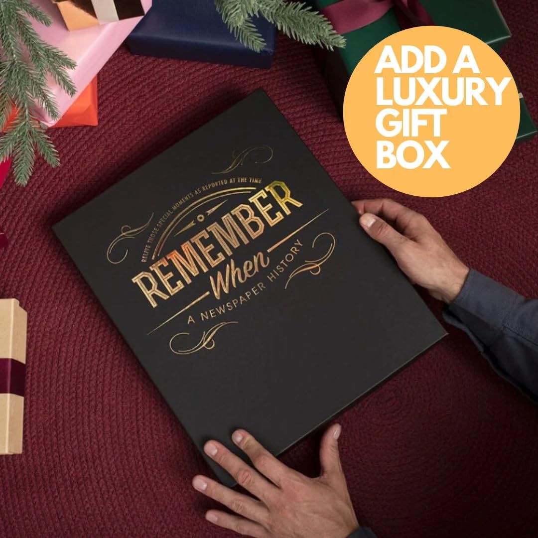 Personalized NHL Ice Hockey History Book - A3 Large Deluxe Hardcover with Gold Embossed Name - Unique Keepsake Gift for Hockey Fans - Perfect for Anniversaries, Birthdays & Sports Memorabilia Collections