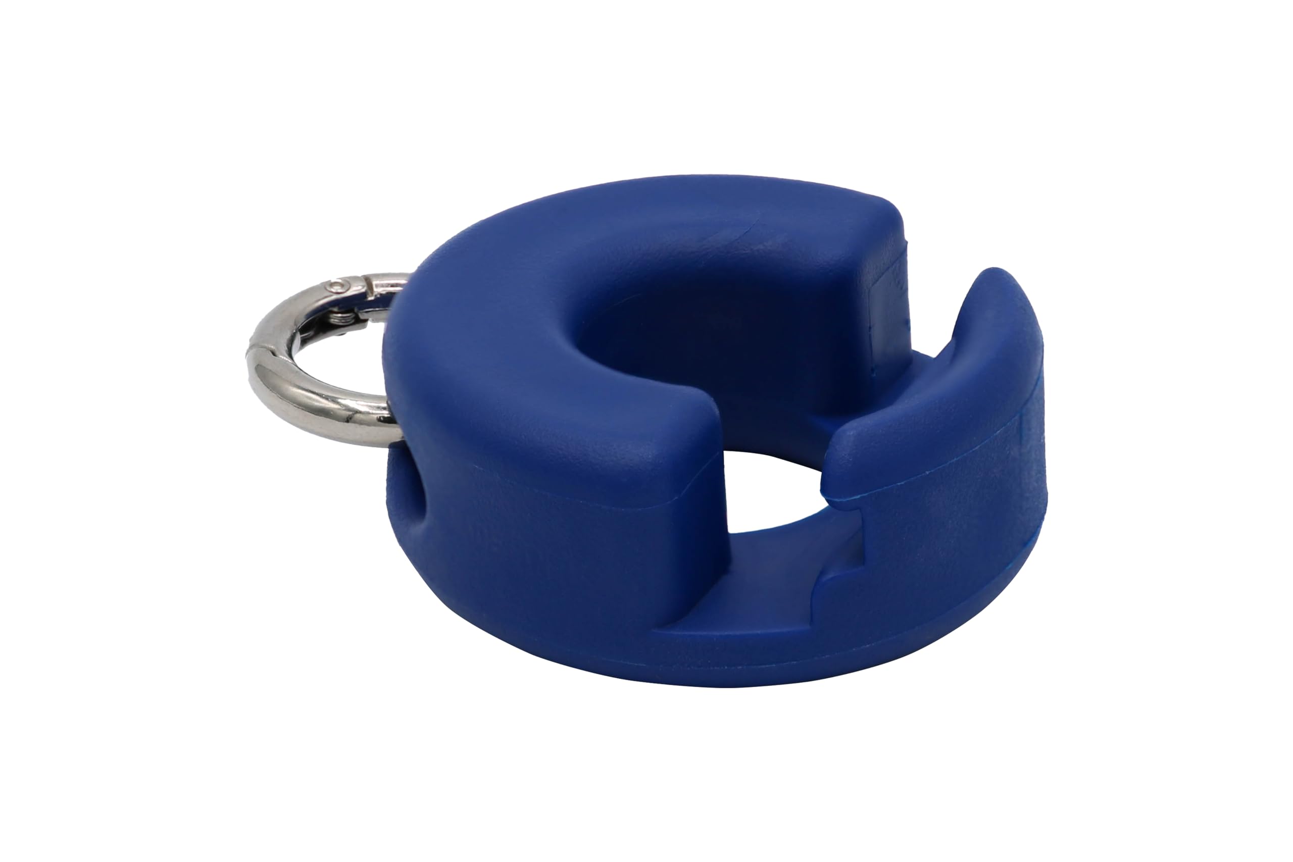 GoDonut Mini Portable Keychain Phone Stand - Universal Cell Phone Holder for iPhone, iPad Mini & Most Smartphones - Blue Desk Accessory - Perfect for Travel, Office & Nightstand Use - Compact Design for On-the-Go Convenience
