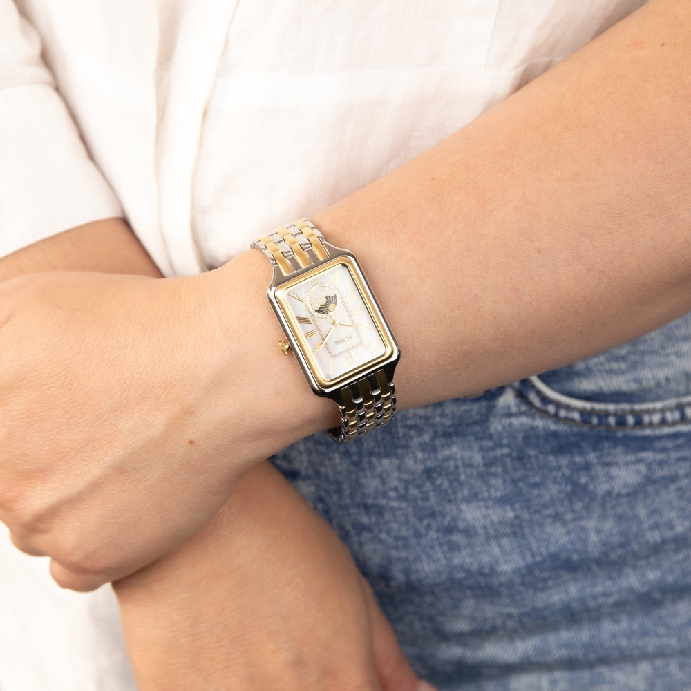 Fossil Raquel Sun Moon ES5399 Women's Watch - Stylish Analog Watch with Sun & Moon Dial for Casual & Office Wear