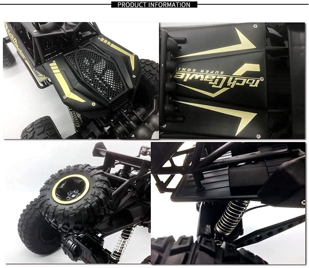 **Adepe 1/8 Scale Large Remote Control Car - 4WD Off-Road Rock Crawler RC Truck, 2.4GHz Electric Monster Climbing Vehicle for Kids & Adults (50cm) - Perfect for Outdoor Adventures, Backyard Play & Gift Giving**