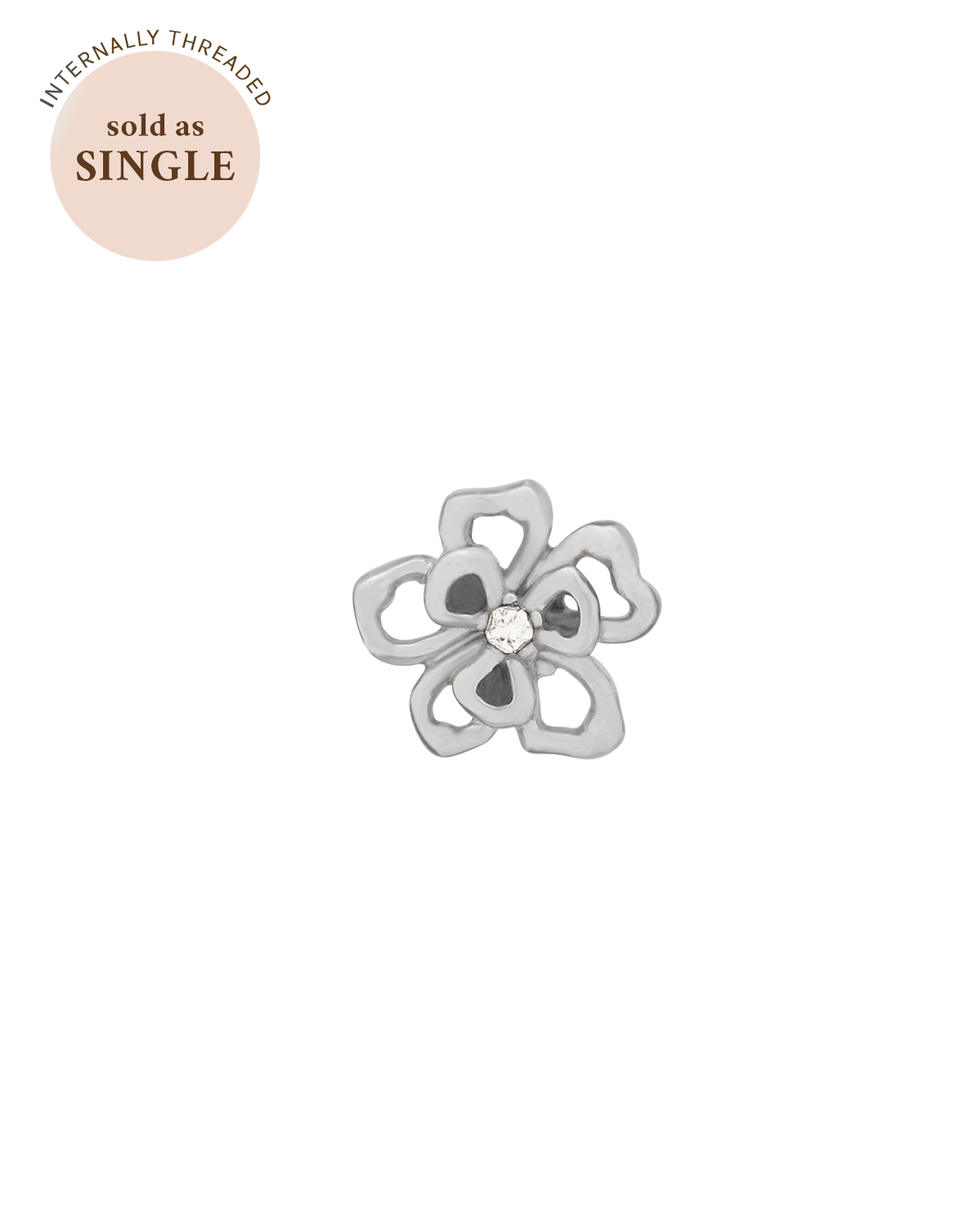 Fleur Petite Stud Earrings - Sterling Silver Dainty Flower Studs for Women | Perfect for Everyday Wear, Date Nights & Gifting