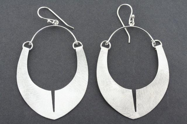Floating Shield Earrings for Women - Trendy Geometric Drop Dangle Earrings for Casual & Party Wear
